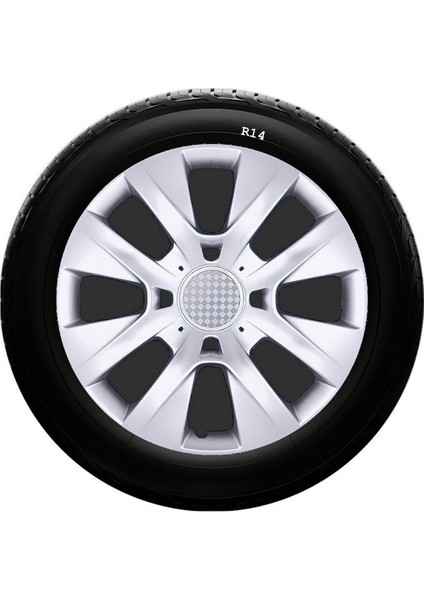 Skoda Uyumlu 14 Inc Kırılmaz Sks Jant Kapağı 1 Takım 4 Adet NO:225