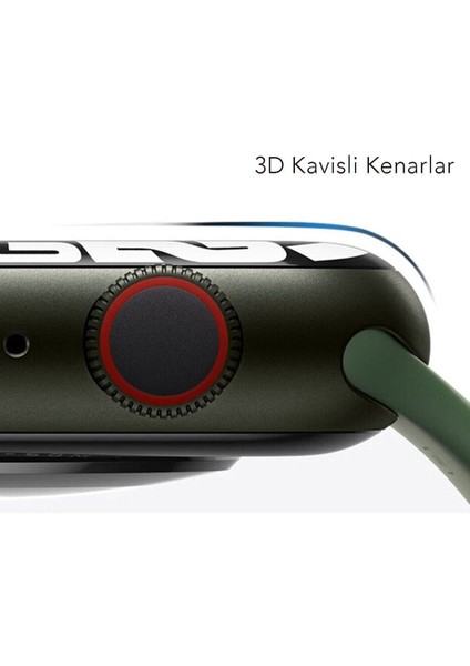 Apple Watch 10 Uyumlu 46MM 3D Kavisli Ppm Polymer Nano Ekran Koruyucu