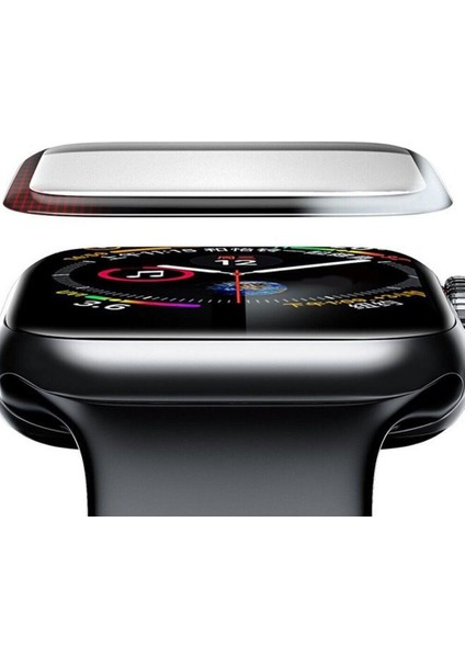 Apple Watch 10 Uyumlu 46MM 3D Kavisli Ppm Polymer Nano Ekran Koruyucu