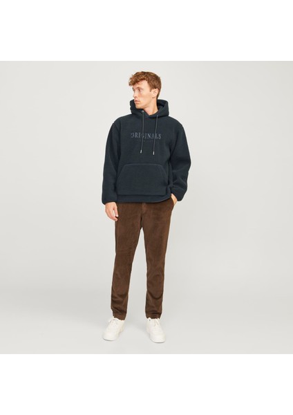 Jack & Jones Erkek Teddy Gögüs Baskili Sweatshirt - Frederiksberg