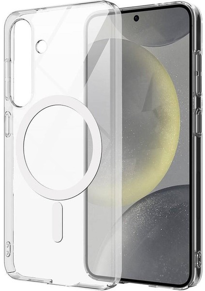 Samsung Galaxy S23 Fe Kılıf Crystal Sert Magsafe Özellikli Şeffaf modelleri
