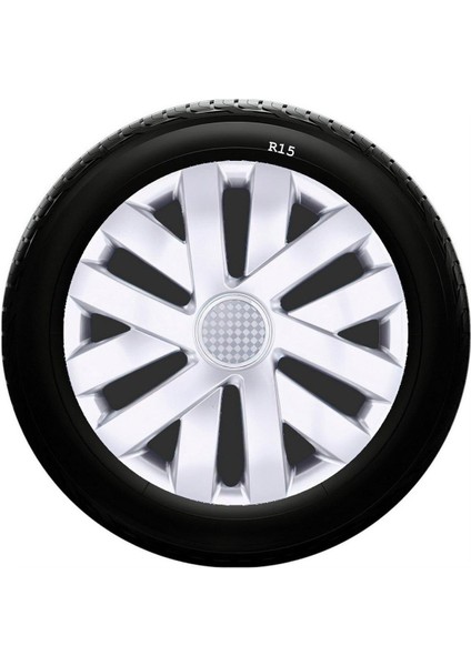 Seat Uyumlu 15 Inç Kırılmaz Sks Jant Kapağı 1 Takım 4 Adet NO:315