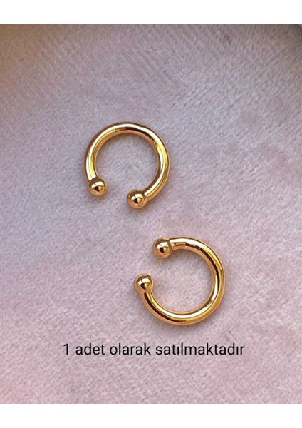 Gold Mini Boy Halka Earcuff (Kıkırdak Küpesi)