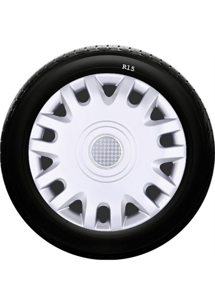 Seat Uyumlu 15 Inc Kırılmaz Sks Jant Kapağı 1 Takım 4 Adet NO:333