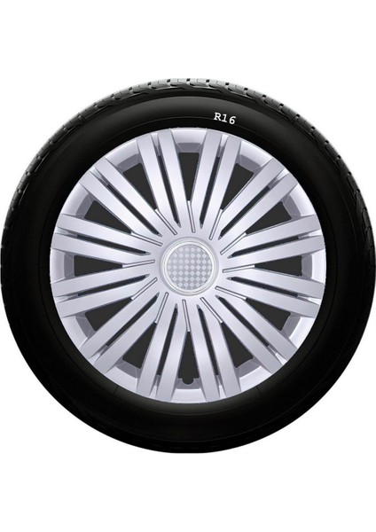 Renault Uyumlu 16 Inç Kırılmaz Sks Jant Kapağı 1 Takım 4 Adet NO:422