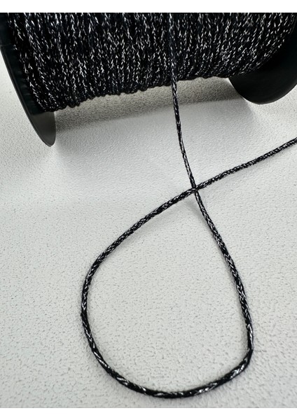 2 mm Simli Kordon-5 Metre-Siyah