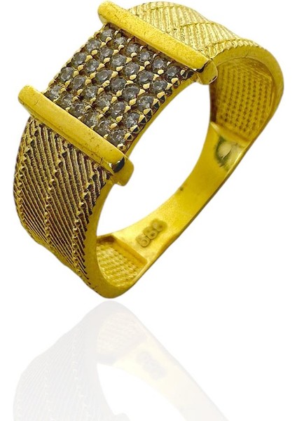 Trabzon Hasır Taşlı 14 Ayar Altın Yüzük fiyatları