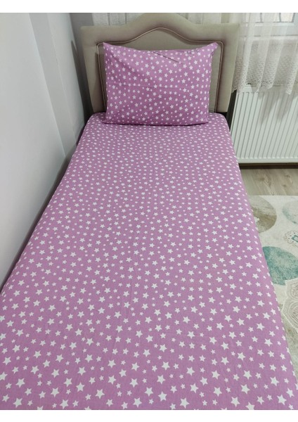 Tek Kişilik Ara Beden Lastikli Çarşaf Takımı 120X200 Yıldız Desen fiyatları