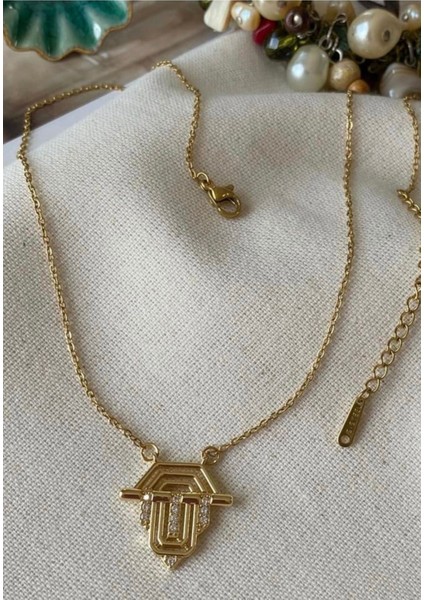 Çelik Gold Serenay (Leyla -Kimler Geldi Kimler Geçti ) Kolye