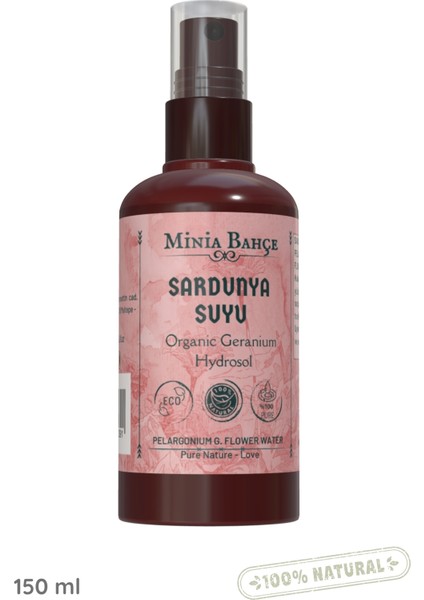 Sardunya Suyu -%100 Doğal, 150ML