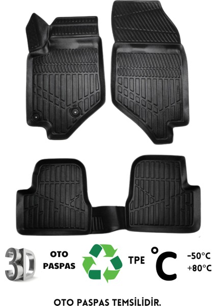 Elegantline Otomotiv Chery Tiggo 8-7 Kişilik 2020 Yılı ve Üstü Modeller Için Oto Paspas