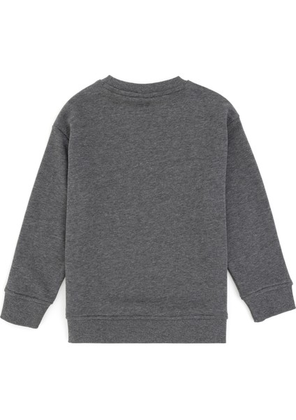 U.S. Polo Assn. Erkek Çocuk Antrasit Melanj Sweatshirt 50295151-VR081