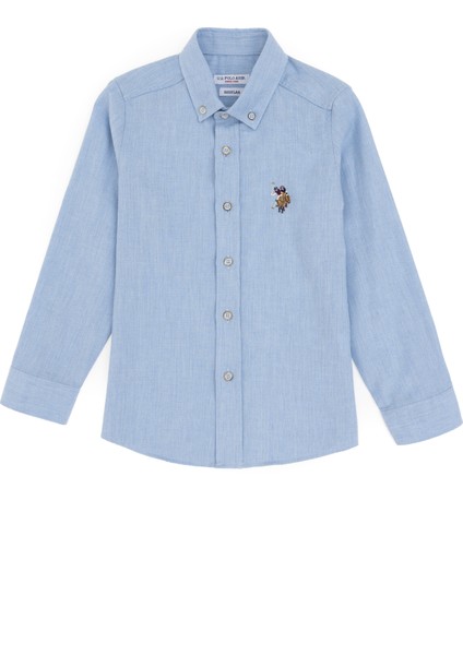 Erkek Çocuk Açık Mavi Gömlek Basic 50295671-VR003