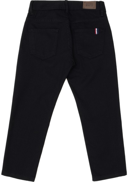 U.S. Polo Assn. Erkek Çocuk Siyah Pantolon (Kanvas-Chino) 50298539-VR046