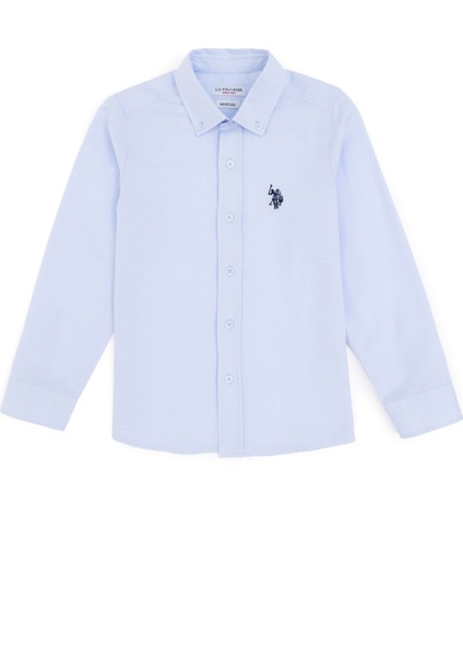 U.S. Polo Assn. Erkek Çocuk Açık Mavi Basic Gömlek 50297377-VR003