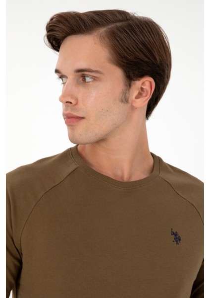 Erkek Haki Sweatshirt 50295159-VR027