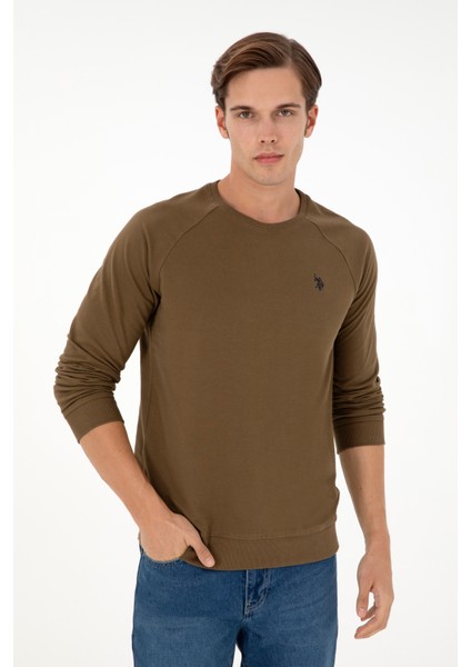 Erkek Haki Sweatshirt 50295159-VR027