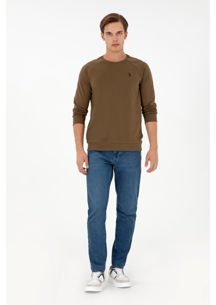 Erkek Haki Sweatshirt 50295159-VR027