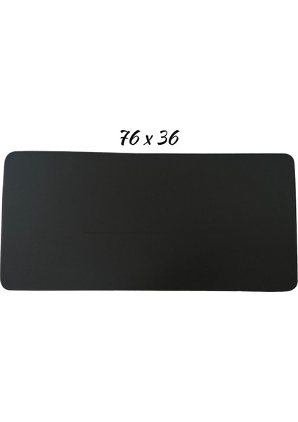 Büyük Boy Sümen Memory Foam Kaymaz Taban Mouse Pad MSP-010 Siyah