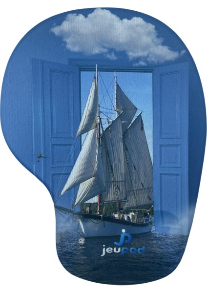 Bilek Destekli Memory Foam Kaymaz Taban Mouse Pad MSP-008 Desenli 11