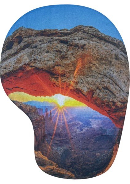 Bilek Destekli Memory Foam Kaymaz Taban Mouse Pad MSP-008 Desenli 15
