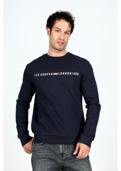 Steward Erkek O Yaka Sweatshirt Lacivert