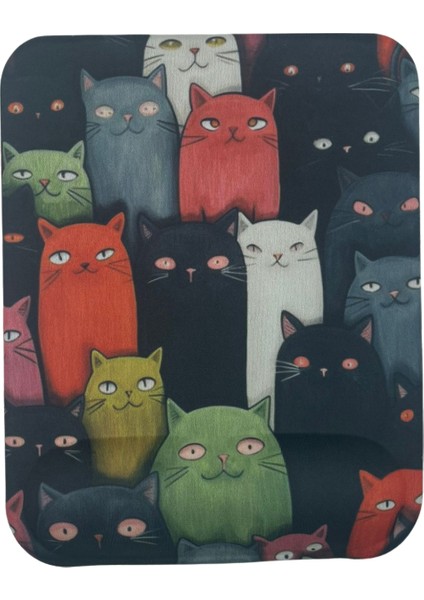 Bilek Destekli Memory Foam Kaymaz Taban Mouse Pad MSP-009 Desenli 12