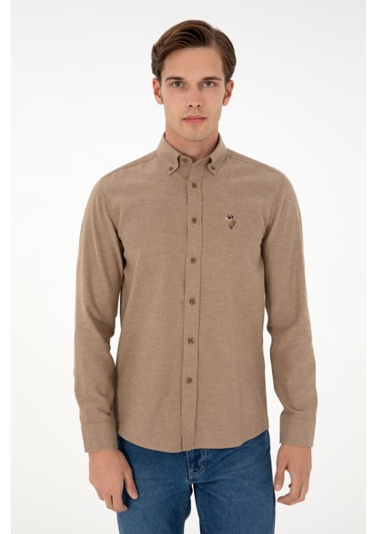 Erkek Haki Gömlek Basic 50293980-VR027 modelleri