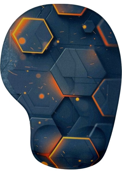Bilek Destekli Memory Foam Kaymaz Taban Mouse Pad MSP-008 Desenli 8