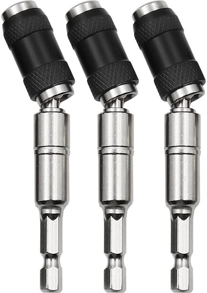 3 Adet Manyetik Pivot Matkap Ucu Tutucu, Manyetik Döner Uç Uç Tutucu, Hızlı Bırakma Esnek Tornavida Bit Tutucu D (Yurt Dışından)