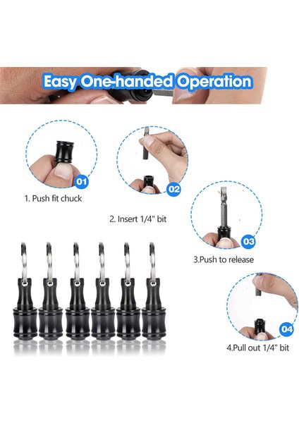 Bit Tutucu 1/4 Inç Altıgen Tornavida Uçları Tutucu Uzatma Çubuğu Anahtarlık Vida Adaptörü Matkap Değişimi Matkap Uçları Tutucu (Yurt Dışından) modelleri