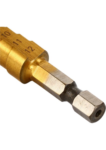 Brüt Metal Havşa Adımlı Matkaplar Titanyum Uç Delik Boyutu 3-12 mm BI106 (Yurt Dışından)