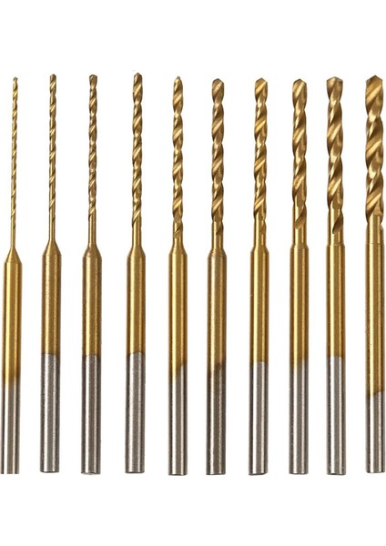 Mikro-Twist Matkap Ucu Seti - 10 Adet 0.6mm-2.2mm Minik Matkap Ucu 2.35 Shank Hss Mini Gravür Matkap Uçları Delik Delme Aracı (Yurt Dışından)