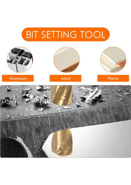 50 Adet Titanyum Kaplamalı Yüksek Hız Çelik Matkap Ucu Seti Aracı 1/1.5/2/2.5/3mm (Yurt Dışından)