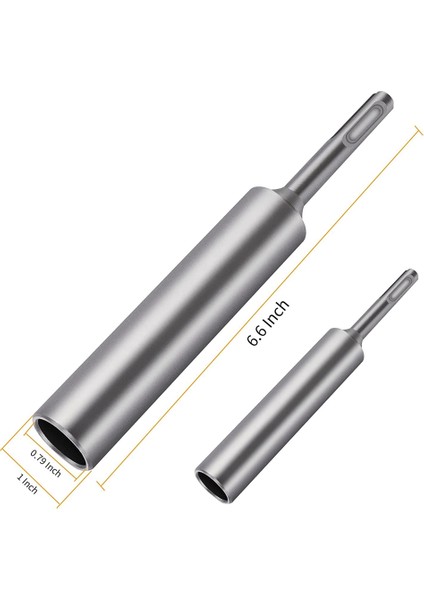 5/8 Inç ve 3/4 Inç Topraklama Çubukları Için Sds-Plus Topraklama Çubuğu Sürücüsü Tüm Sds Plus Darbeli Matkaplar Için Harika Çelik 1 Adet (Yurt Dışından)