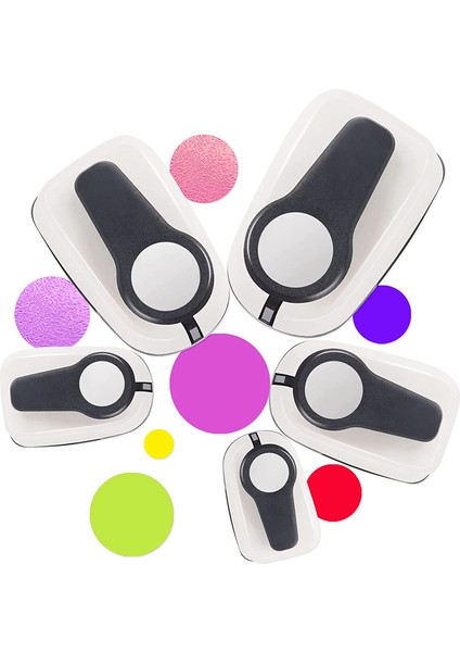 Daire Delgeç, Daire Delgeç, Kağıt El Sanatları Için Daire Delgeçler, Daire Kağıt Delgeç, Farklı Boyutlarda 5 Adet (Yurt Dışından) modelleri