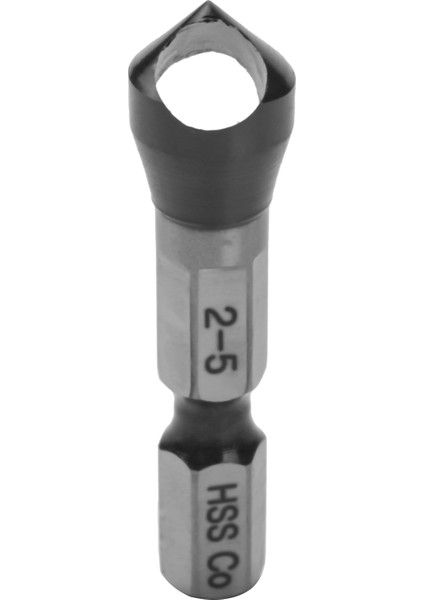 HRC89 Tialn Kaplama 1/4 Inç Altıgen Şaftlı Havşa Matkap Ucu Hss-Co M35 Kobalt Çapak Alma Pahlı Matkap Ucu 2-5mm (Yurt Dışından)