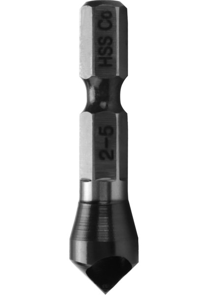 HRC89 Tialn Kaplama 1/4 Inç Altıgen Şaftlı Havşa Matkap Ucu Hss-Co M35 Kobalt Çapak Alma Pahlı Matkap Ucu 2-5mm (Yurt Dışından)