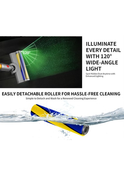 Dyson V10SLIM V12 LED Farlı Elektrikli Süpürgeler Için Yedek Motorhead Başlığı Zemin Fırçası Elektrikli Süpürge Ataşmanları (Yurt Dışından) modelleri