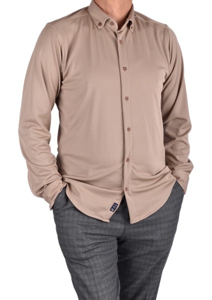 Adv 2024-01 Örme Likra Gömlek/sütlü Kahve/s fiyatları