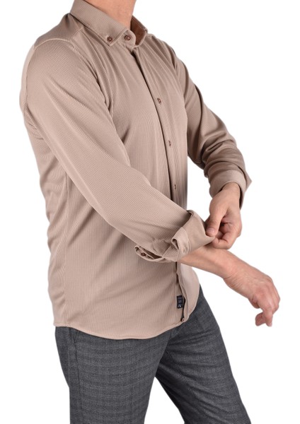 Adv 2024-01 Örme Likra Gömlek/sütlü Kahve/s indirimleri