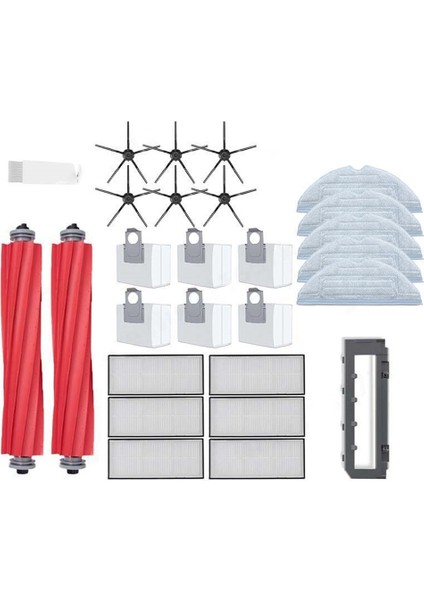 Ana Yan Fırça Paspas Hepa Filtre Xiaomi Roborock S7 Maxv S7 Maxv Artı S7 Maxv Ultra G10S Pro Robot Vakum Aksesuarları (Yurt Dışından)