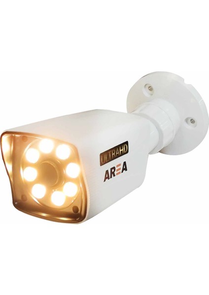 5mp Sony Lens Ultra Hd 1080P Ahd 8 Warm LED Işıklı Dış Mekan Güvenlik Kamerası