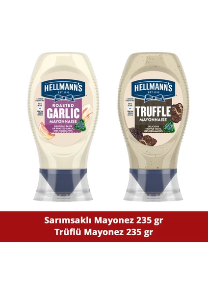 Trüflü Mayonez 235 gr + Sarımsaklı Mayonez 235 gr