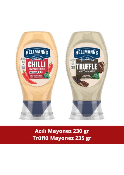 Trüflü Mayonez 235G + Acılı Mayonez 230G