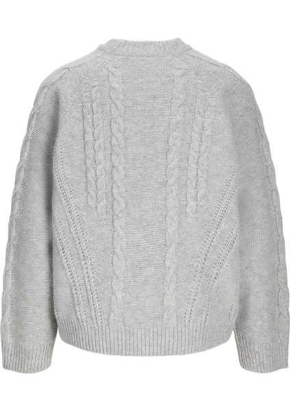 Kadin Desenli Bisiklet Yaka Örme Kazak - Josie indirimleri