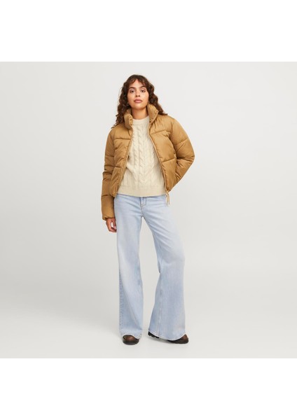 Kadin Desenli Bisiklet Yaka Örme Kazak - Josie fırsatları