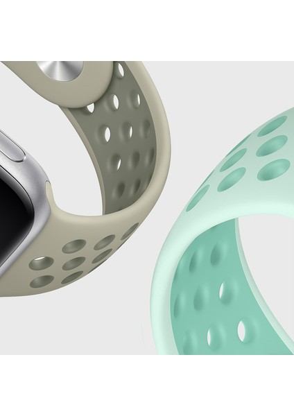 Xiaomi Redmi Watch 5 Active Rainbow Gently Band Kordon Mor Yeşil