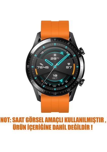 Xiaomi Redmi Watch 5 Lite Kordon, Silicone Rapidbands Turuncu