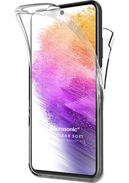 Samsung Galaxy S23 Fe Kılıf 6 Tarafı Tam Full Koruma 360 Clear Soft Şeffaf